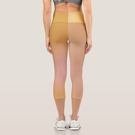 Leggings Capri rose (Verso)