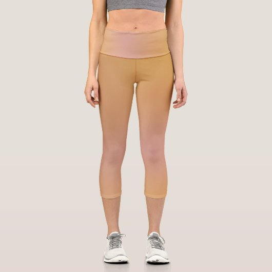 Leggings Capri rose (Recto)