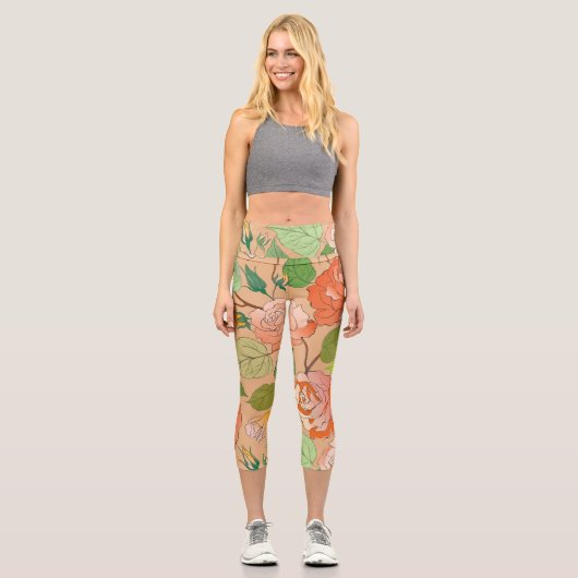 Leggings Capri Rose 21 (Recto)
