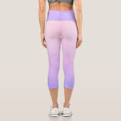 Leggings Capri Rose Bleu rustique ombre (Verso)