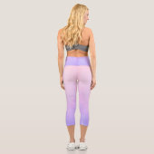 Leggings Capri Rose Bleu rustique ombre (Verso)