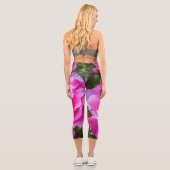 Leggings Capri Rose délicate. (Verso)