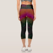 Leggings Capri Rose Ember Fade (Verso)