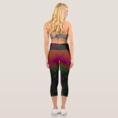 Leggings Capri Rose Ember Fade (Verso)