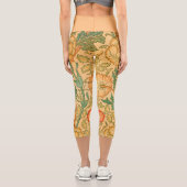 Leggings Capri Rose et Rose par William Morris  (Verso)
