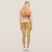 Leggings Capri Rose et Rose par William Morris  (Verso)