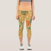 Leggings Capri Rose et Rose par William Morris  (Recto)