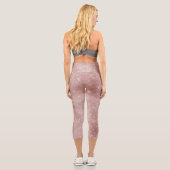Leggings Capri Rose Gold Parties scintillant Glam Sparkle Cute No (Verso)