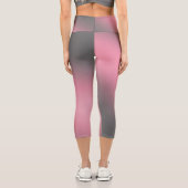 Leggings Capri rose gris clair de lune ombre (Verso)