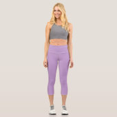 Leggings Capri Rose Pâle (Recto)