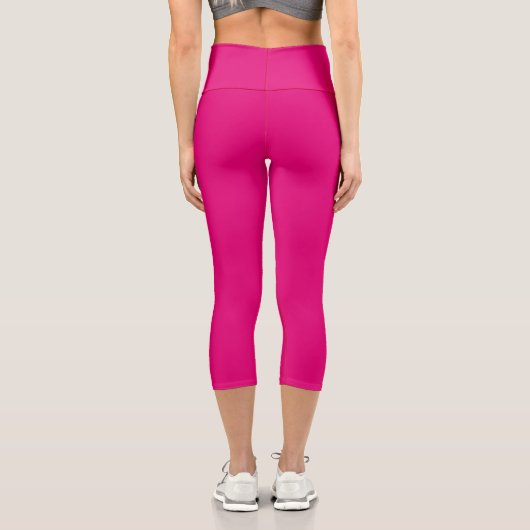 Leggings Capri Rosé profond (Verso)