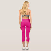 Leggings Capri Rosé profond (Verso)