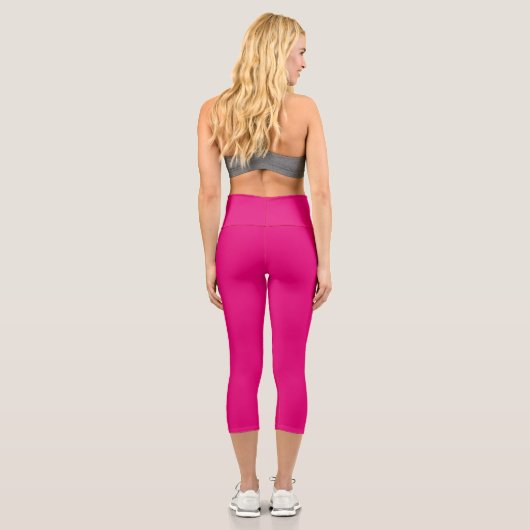 Leggings Capri Rosé profond (Verso)