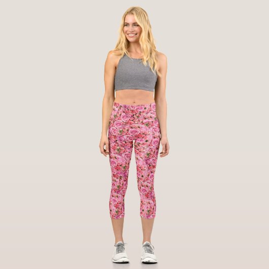 Leggings Capri Rose rose rose (Recto)