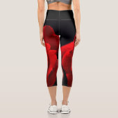 Leggings Capri Rose rouge lecapcnm (Verso)