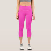 Leggings Capri Rose sécurité (Recto)