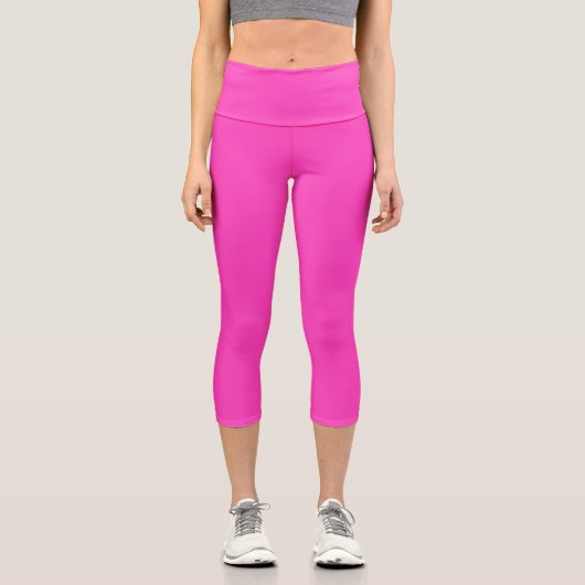 Leggings Capri Rose sécurité (Recto)