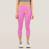 Leggings Capri Rose Taffy clair (Recto)
