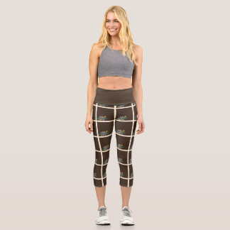 Leggings Capri Rose Toffee