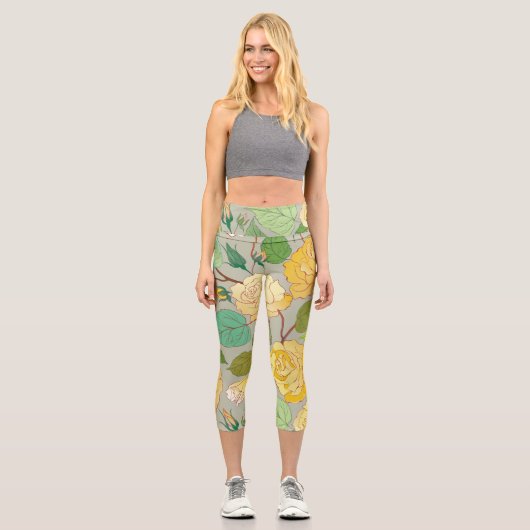 LEGGINGS CAPRI ROSES 1 (Recto)