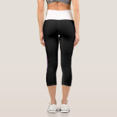 Leggings Capri roses et crâne- ARH (Verso)