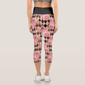 Leggings Capri Roses roses roses et arlequin (Verso)