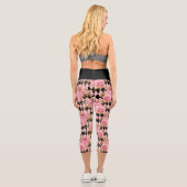 Leggings Capri Roses roses roses et arlequin (Verso)