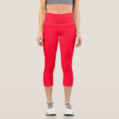 Leggings Capri Rouge (Recto)