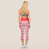 Leggings Capri rouge avec amour (Verso)