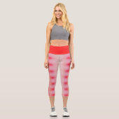 Leggings Capri rouge avec amour (Recto)