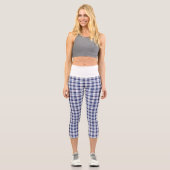 Leggings Capri Rouge, blanc et bleu (Recto)