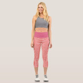 Leggings Capri Rouge Gingham (Recto)
