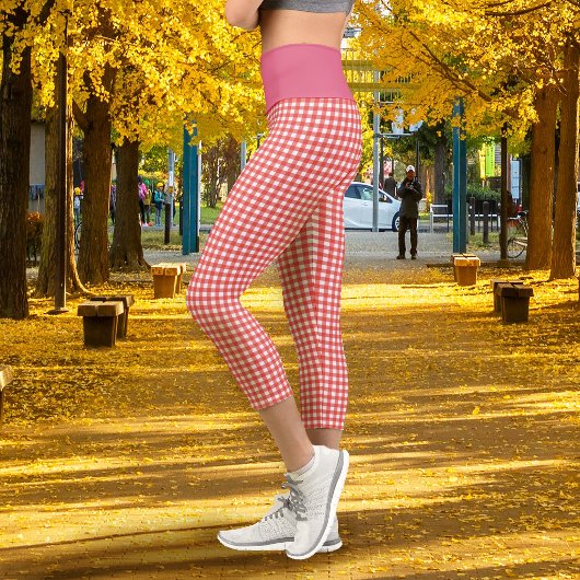 Leggings Capri Rouge Gingham