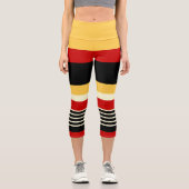 Leggings Capri Rouge jaune (Recto)