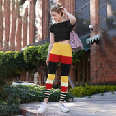 Leggings Capri Rouge jaune