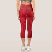 LEGGINGS CAPRI ROUGE PAILLETÉ (Verso)