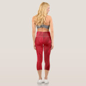 LEGGINGS CAPRI ROUGE PAILLETÉ (Verso)