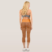 Leggings Capri Rouille | Zazzle_Growshop. (Verso)