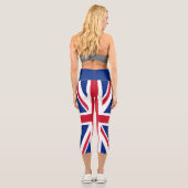Leggings Capri Royaume-Uni Union Jack Drapeau des colonies britan (Verso)