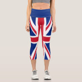 Leggings Capri Royaume-Uni Union Jack Drapeau des colonies britan (Recto)