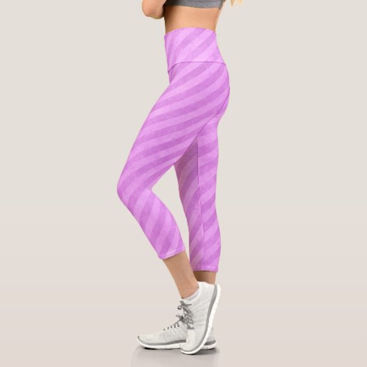 Leggings Capri Ruban rose électrique industriel (Gauche)