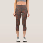 Leggings Capri Rust Géométrique (Recto)