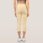 Leggings Capri Sable de bananier jaune (Verso)