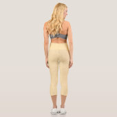 Leggings Capri Sable de bananier jaune (Verso)