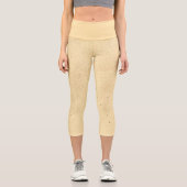 Leggings Capri Sable de bananier jaune (Recto)