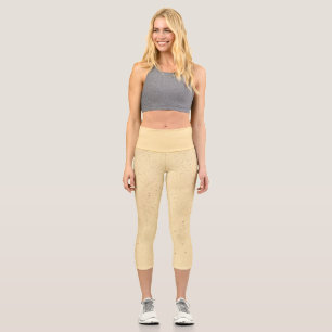 Leggings Capri Sable de bananier jaune