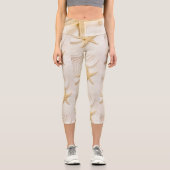 Leggings Capri Sable et Starfish couleur neutre naturelle (Recto)