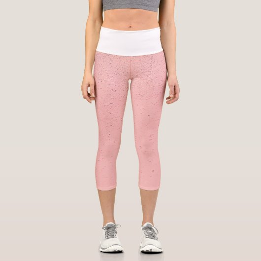 Leggings Capri Sable rose (Recto)
