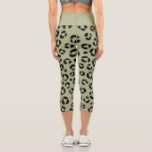 Leggings Capri Saged Leopard (Verso)