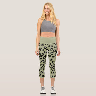 Leggings Capri Saged Leopard